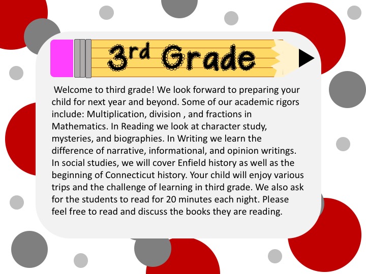 Grade 3 Prudence Crandall Elementary School